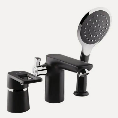 Изображение товара Смеситель для ванны Potato P1130-6 на борт ванны черный