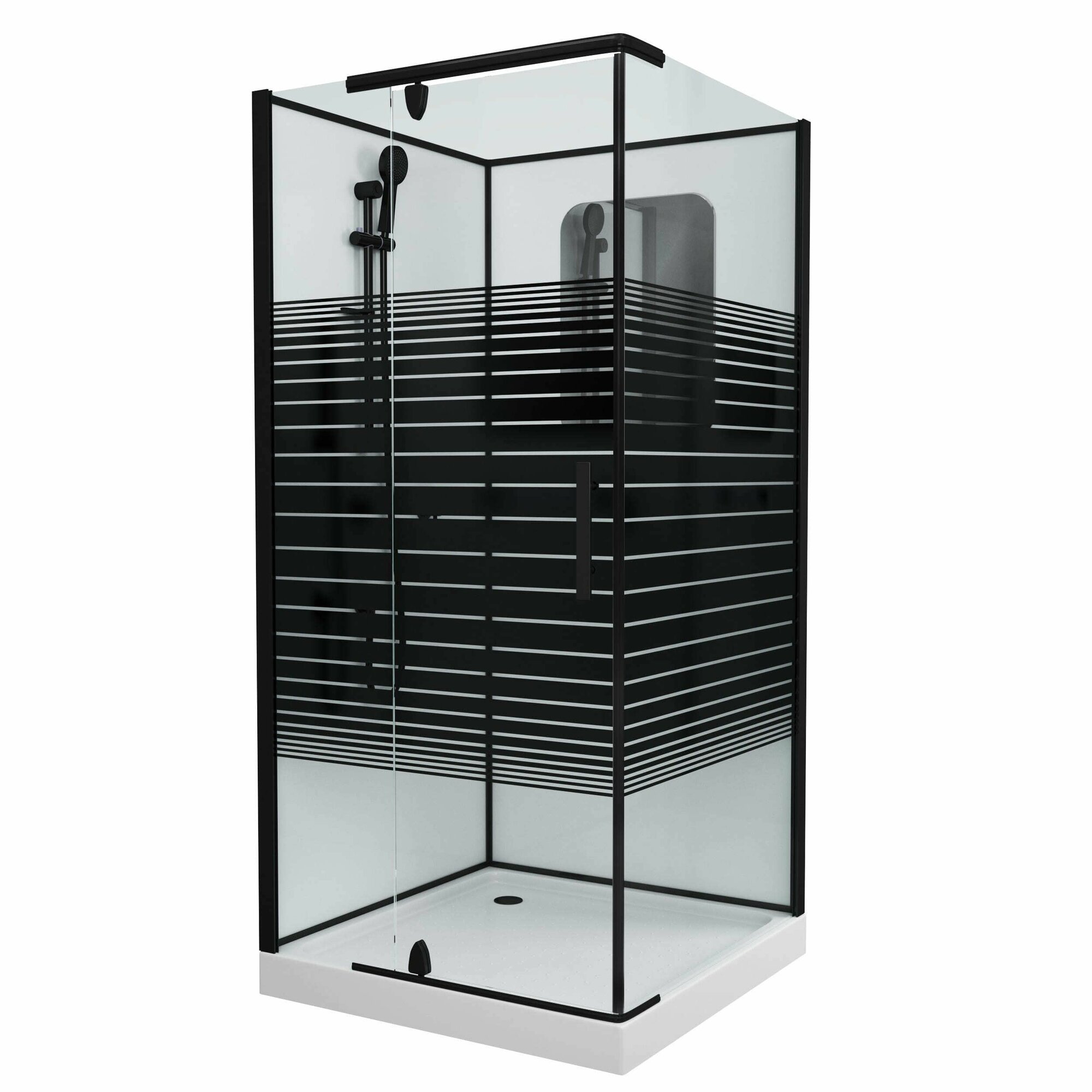 Душевая кабина Grossman Classic GR271QL (90х90х205) дверь раздвижная4 места