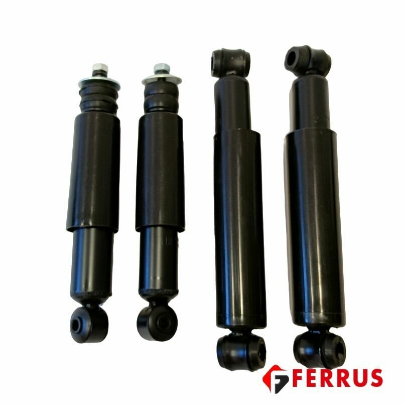 Комплект передних и задних гидравлических стоек ВАЗ 2101-2107 Классика (передние и задние амортизаторы к-кт 4 шт в круг )