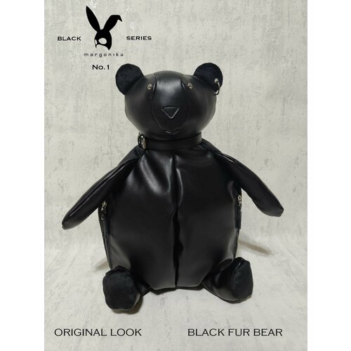 Сумка-рюкзак MargoNika, черный блеск