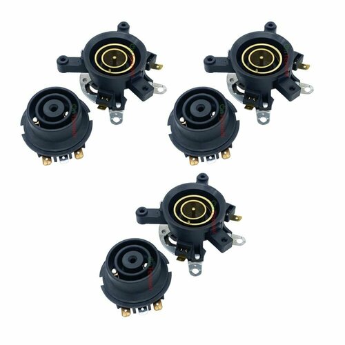 Клеммная пара для электрочайника 3 шт. Контактная группа для чайника. Термоавтомат + установочная площадка.