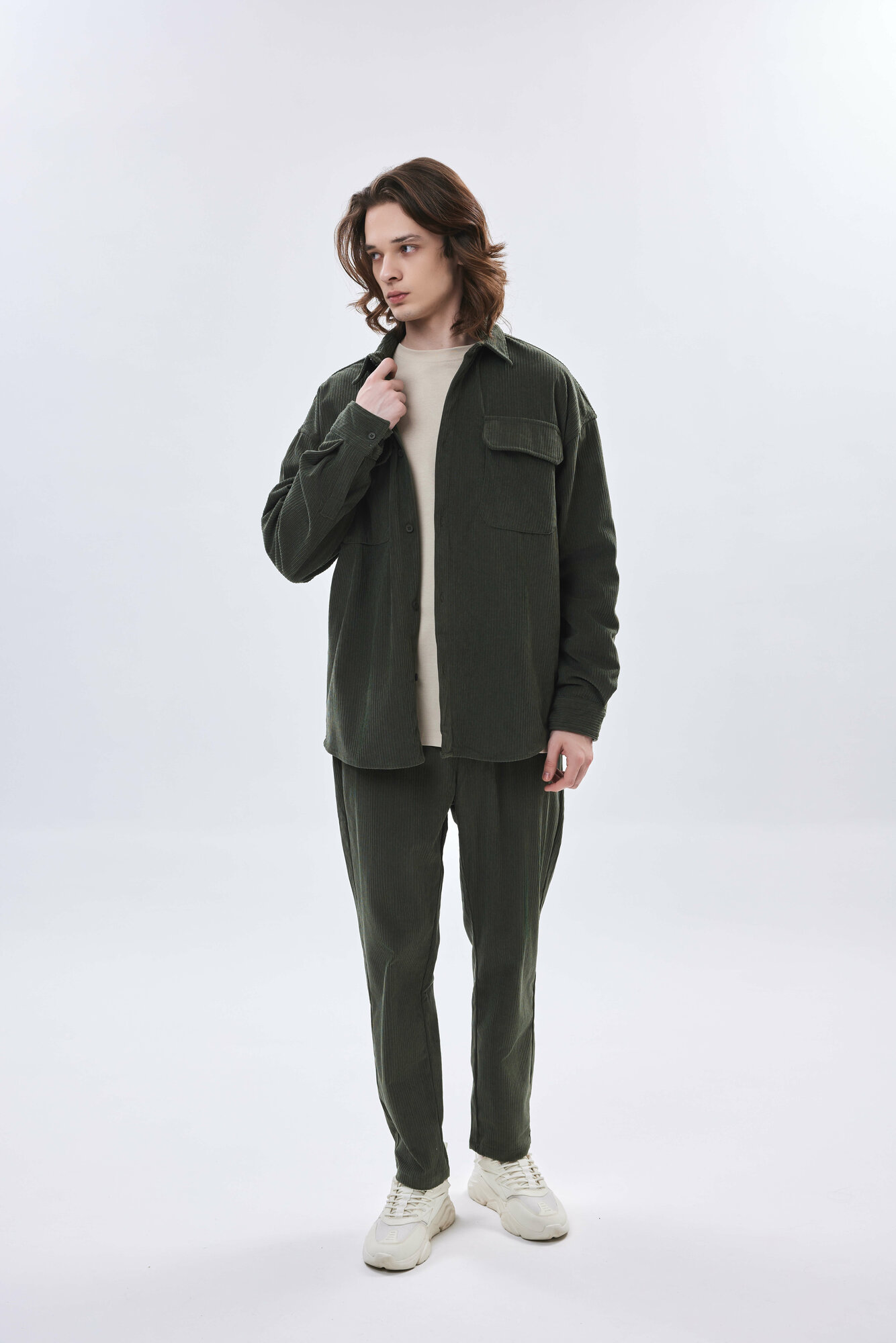 Брюки джоггеры TERRA PRO, размер M, green — фото 1