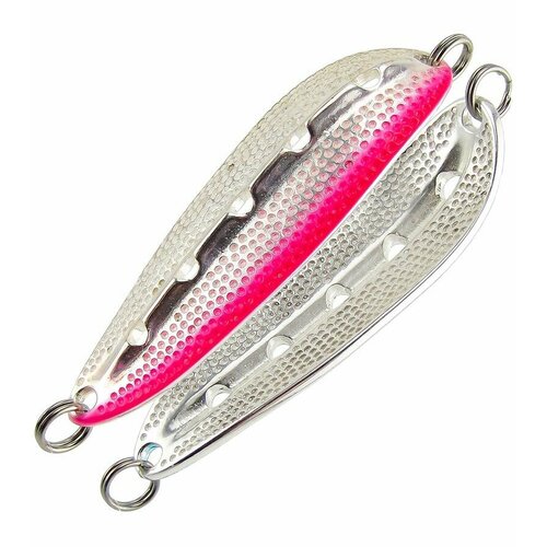 Блесна из латуни на лосося, покрыта серебром RB Скорпио 42гр - 192