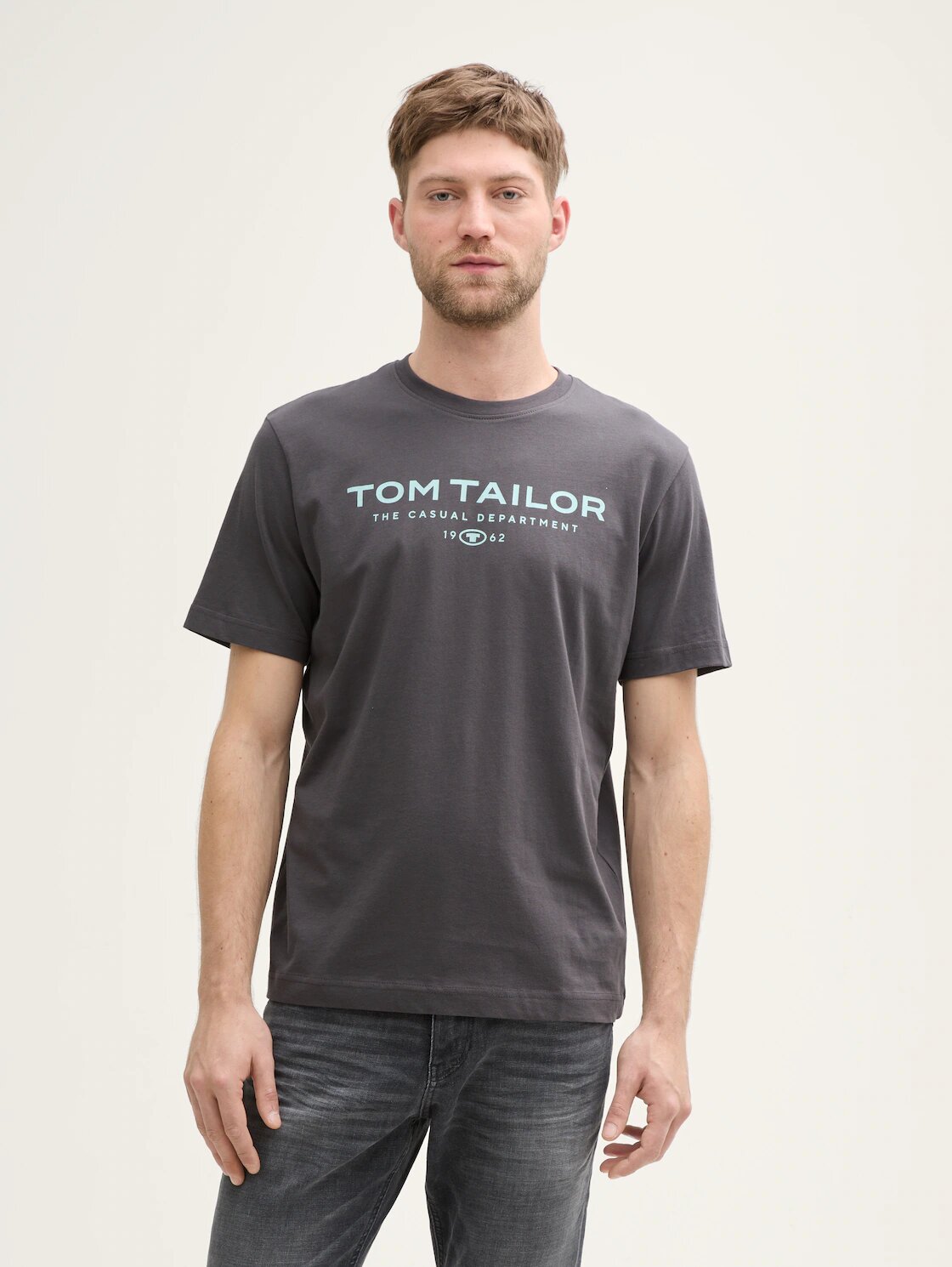 Футболка Tom Tailor, размер M, серый