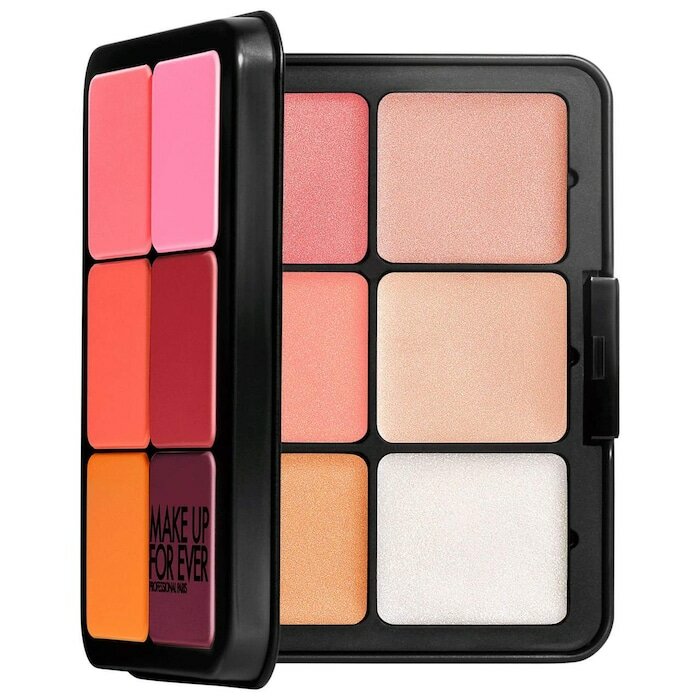 Make Up For Ever Палитра стойких кремовых румян и сияния HD Skin