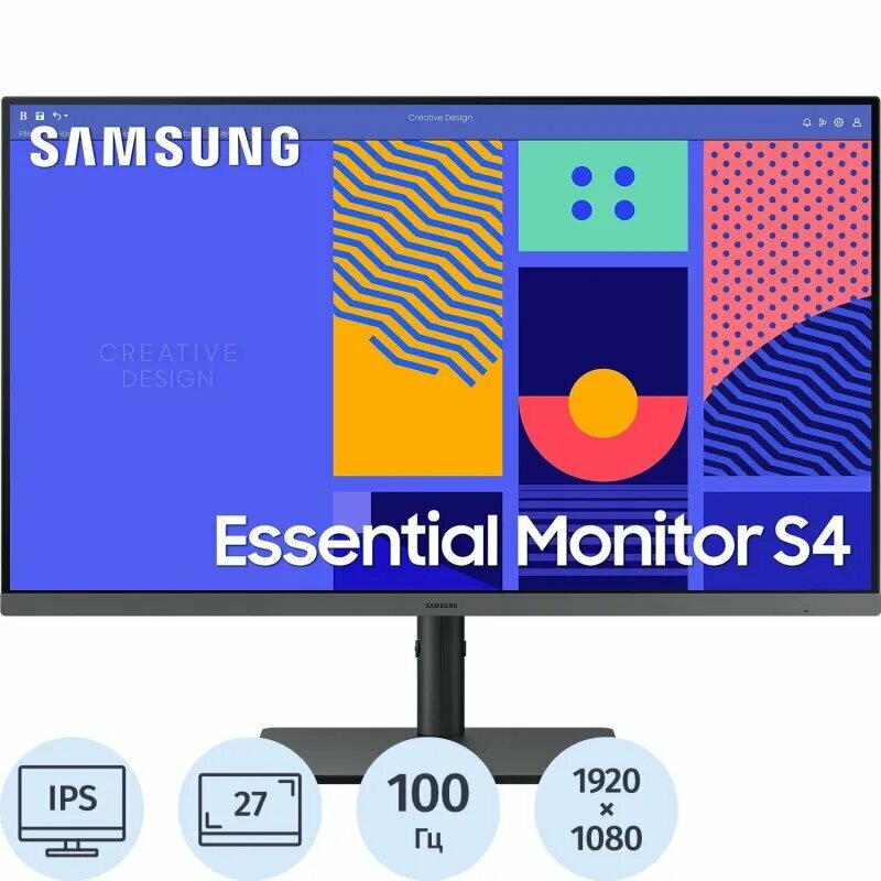 Монитор Samsung S27C430GAI (LS27C430GAIXCI) 27/FHD/IPS/100Hz/250cd/4ms