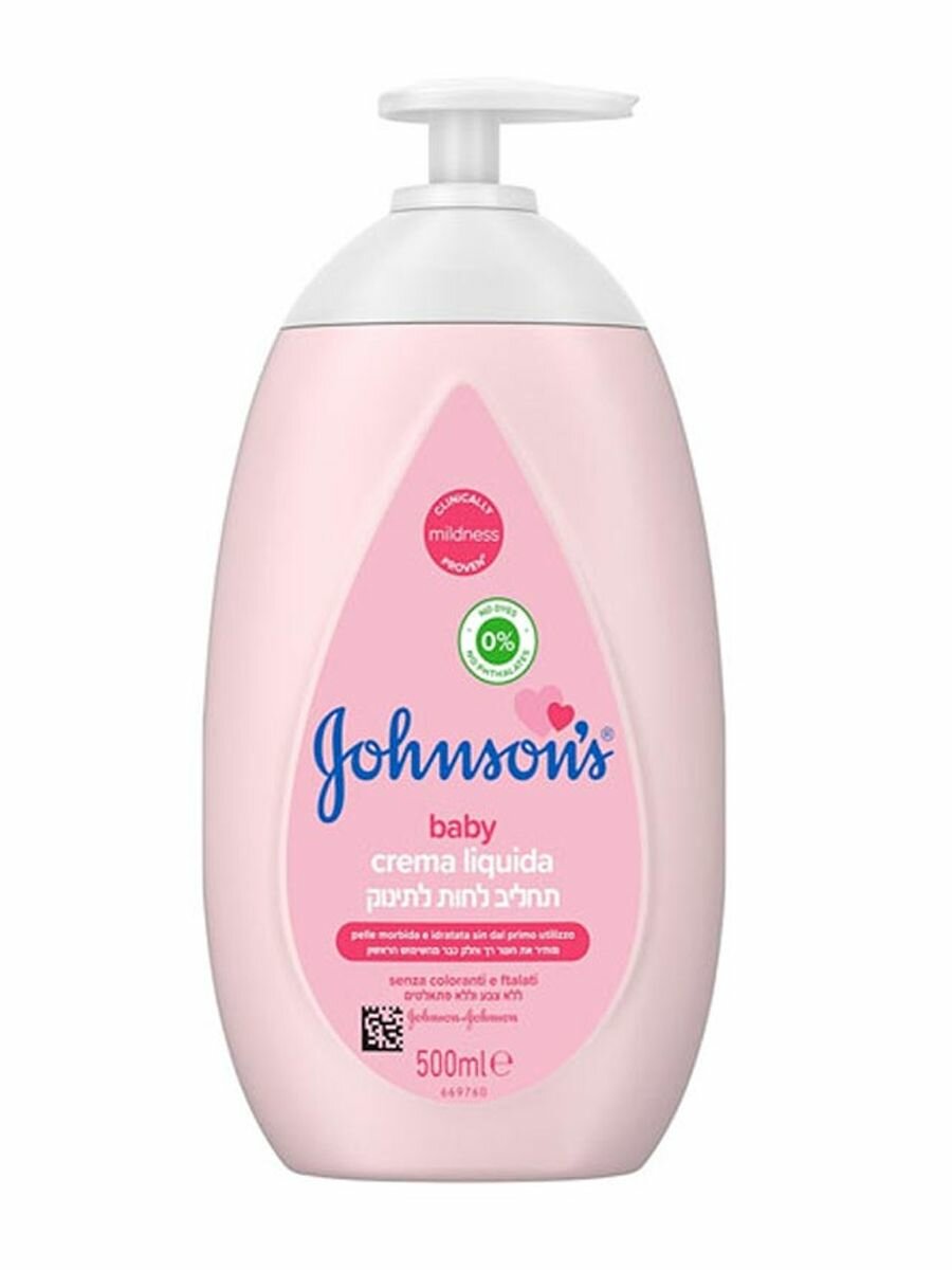 Крем лосьон Johnsons Baby Crema Liquida детский 500 мл детский