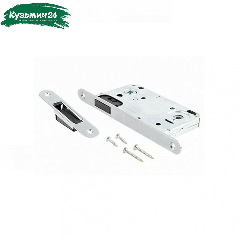 Защелка врезная с фиксацией Apecs 5300-M-WC-CRS магнитная сатинированный хром