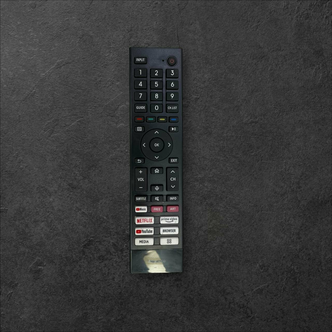 Универсальный пульт, для телевизор Smart , АБС-пластик, черный