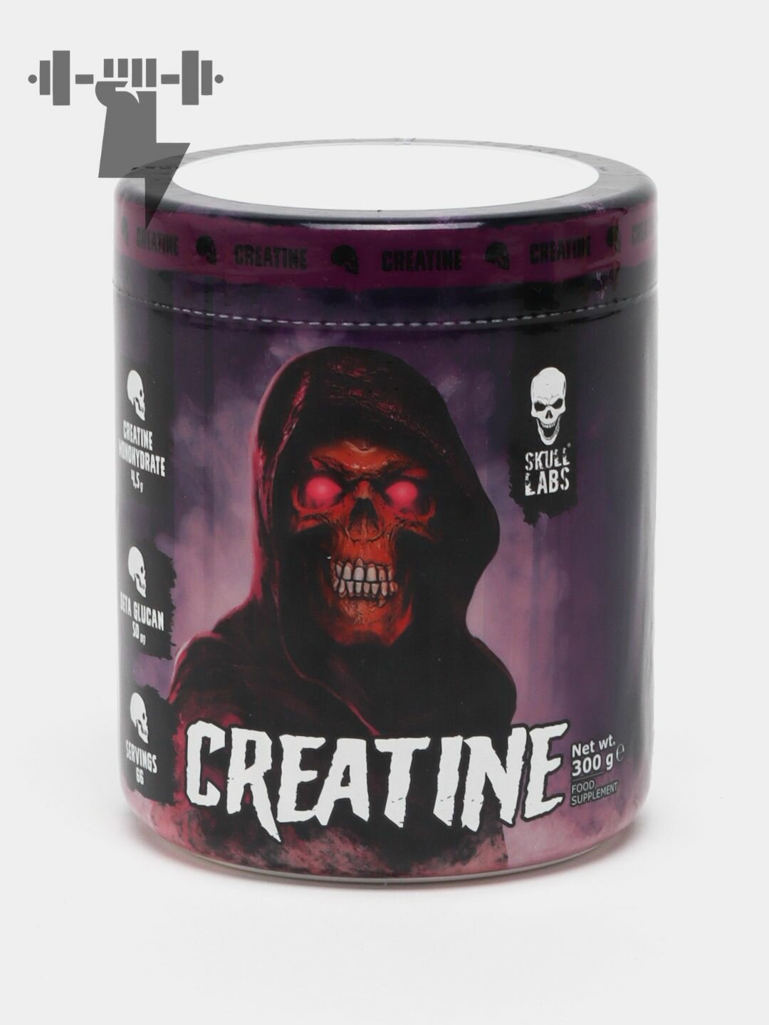 Skull Labs Creatine 300 грамм 66 порций, Креатин Скулл лабс для роста силы
