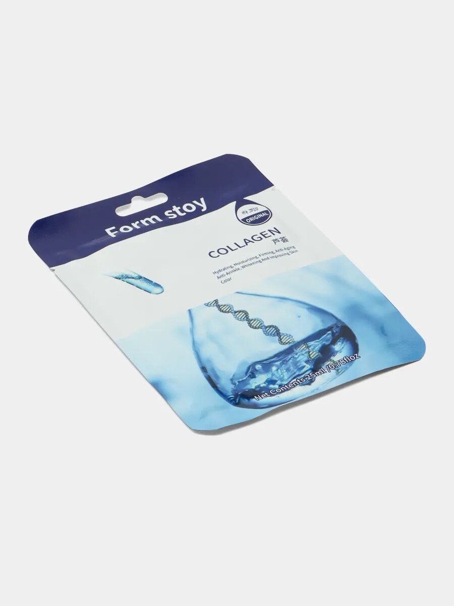 Тканевая маска для лица Form stoy с увлажняющим эффектом 25 мл