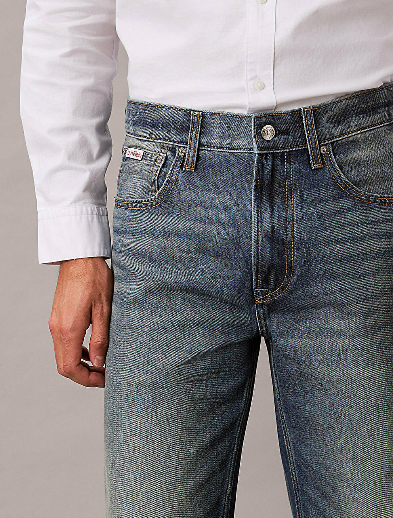 Джинсы Calvin Klein Jeans, размер 31/32 JEAN, голубой, — фото 1