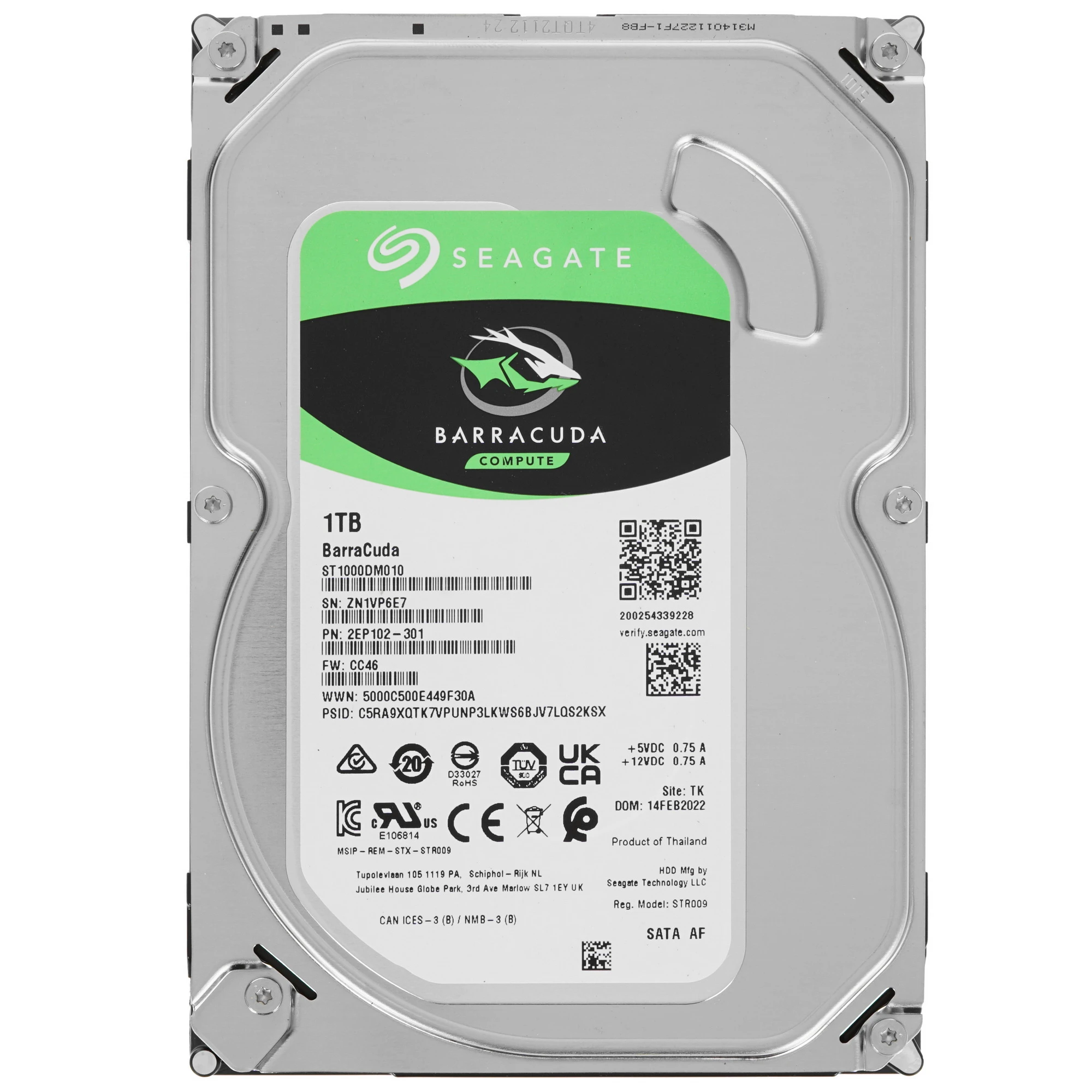 Жёсткий диск Seagate ST1000M010 1TB