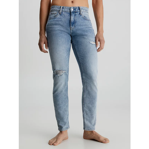 джинсы зауженные calvin klein jeans размер 30 32 синий голубой Джинсы зауженные CALVIN KLEIN, размер 30/32, голубой