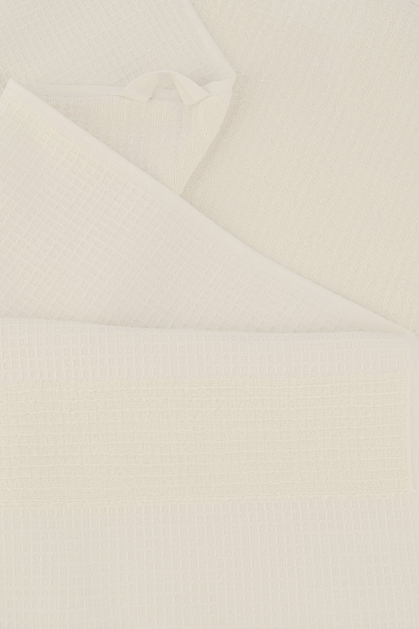 Полотенце LINENS WAFFLE/махровое/50х90/500 г/м2 ECRU, кремовый - фотография № 2