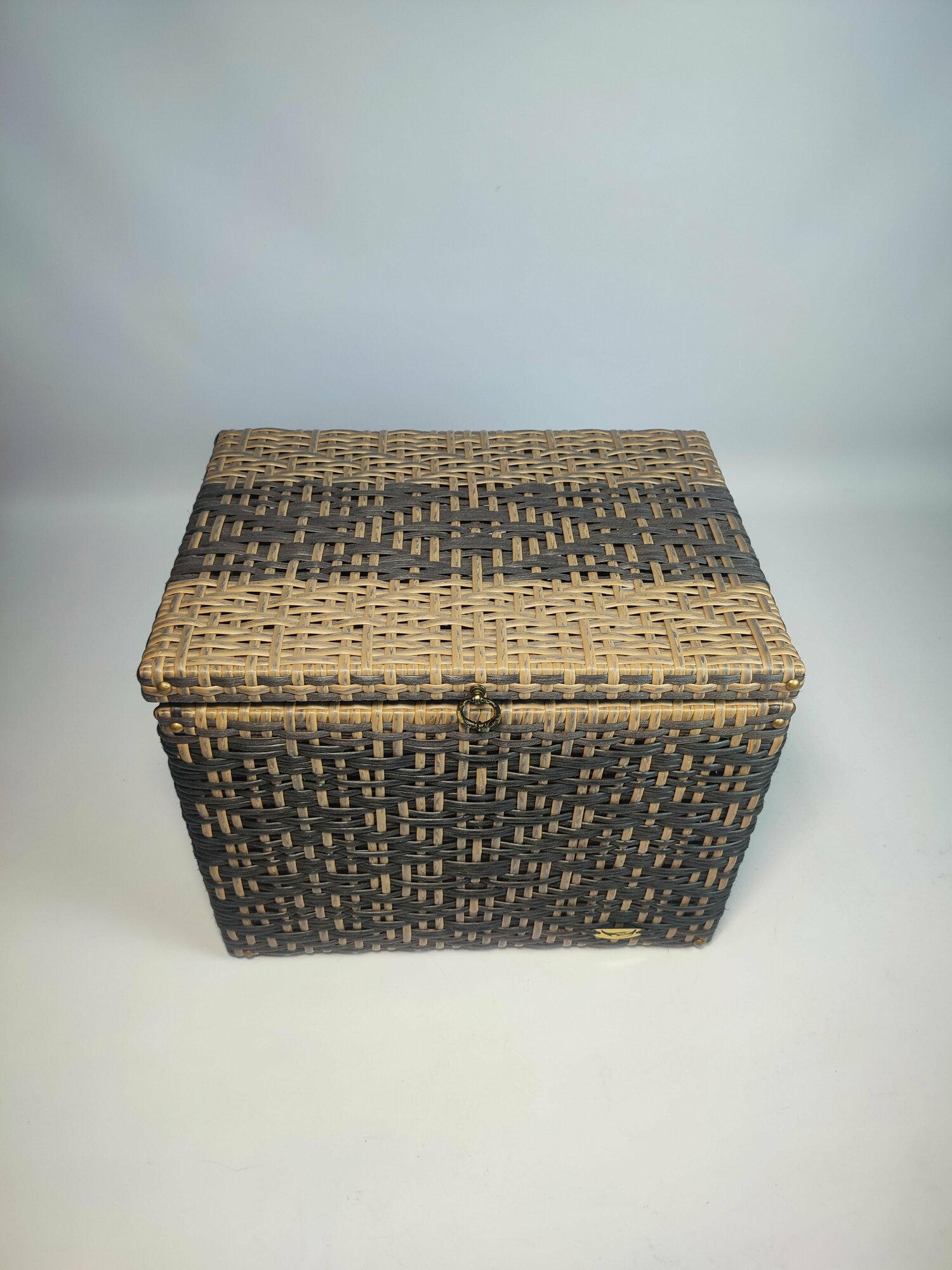 сундук ящик для хранения из искусственного ротанга - фотография № 12