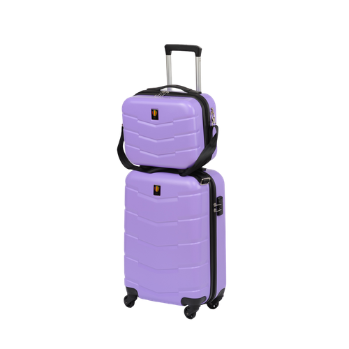 фото Чемодан sun voyage, 40 л, размер s, фиолетовый
