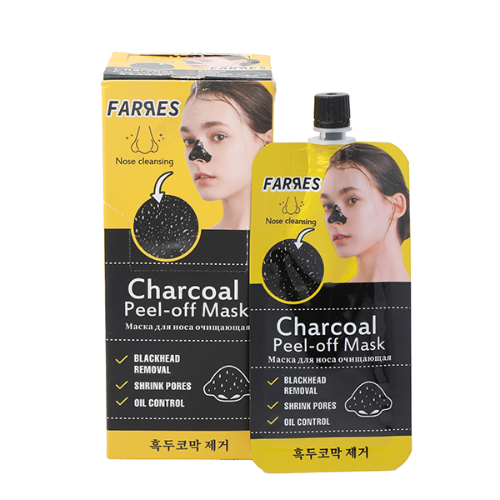 9161 Маска-плёнка для носа очищающая с углём