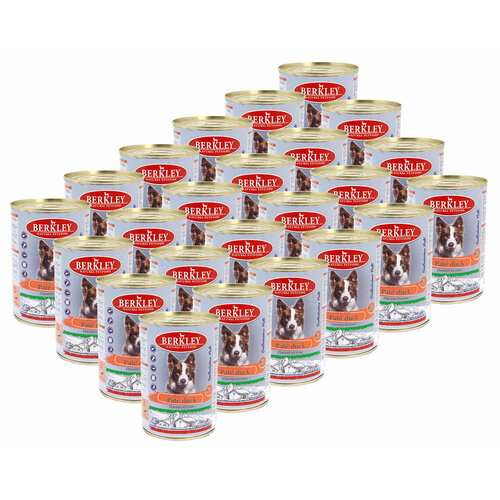 BERKLEY № 3 ADULT DOG PATE DUCK для взрослых собак паштет из утки (400 гр х 24 шт)