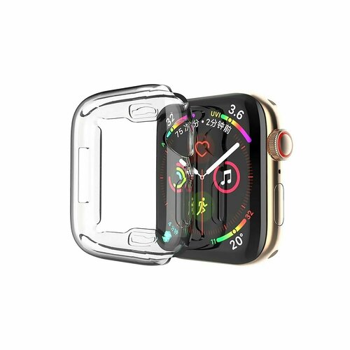 Чехол для часов TPU Case для - Apple Watch 45 mm, прозрачный, 1 шт. tpu case