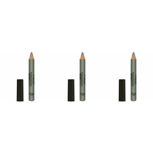 focallure тени карандаш eyeshadow pencil оттенок 11 алая роза Deborah Milano Тени-карандаш для век Eyeshadow&Kajal Pencil, тон 07 жемчужно-зеленый, 2 г, 3 шт