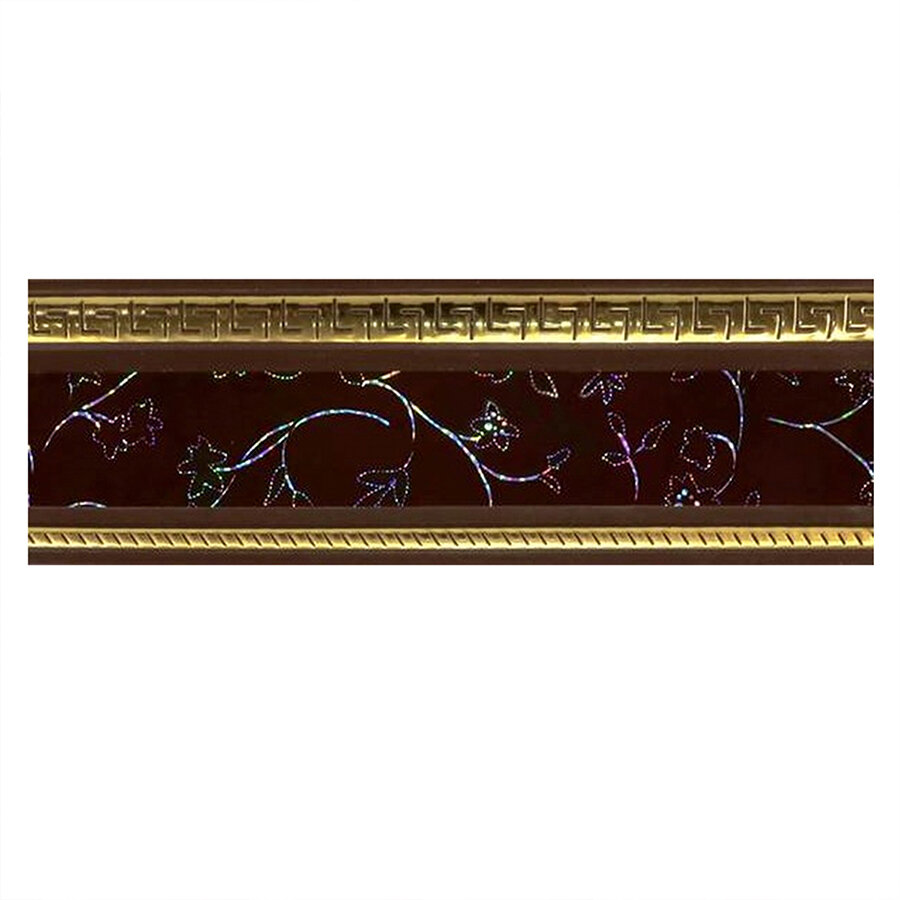 фото Бленда для карниза 7 см, Антик, инкрустация бордо