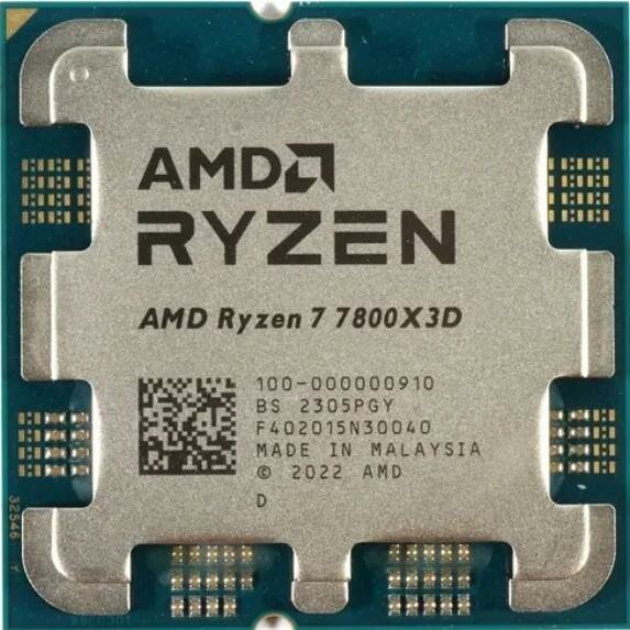 Процессор AMD Ryzen 7 7800X3D 4200 Мгц AMD AM5 OEM 100-000000910