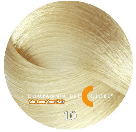 COMPAGNIA DEL COLORE краска для волос 100 МЛ AMMONIA FREE 10