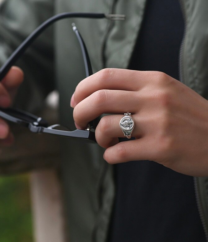 Кольцо-кулон, безразмерное — фото 1