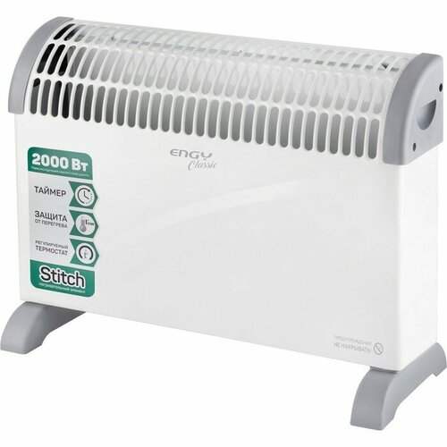 Обогреватель ENGY EN-2000AT classic конвекторный 2000 Вт 25 м белый 455000₽