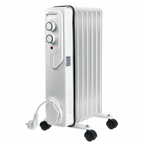Обогреватель Centek CT-6205 масляный напольный 1500 Вт 15 м 7 секций белый 856000₽