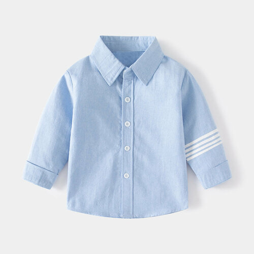 Рубашка Happy leo, размер 110, голубой