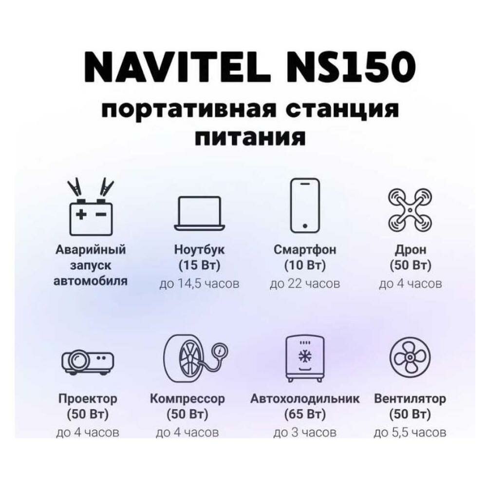 Портативная зарядная станция Navitel - фото №11