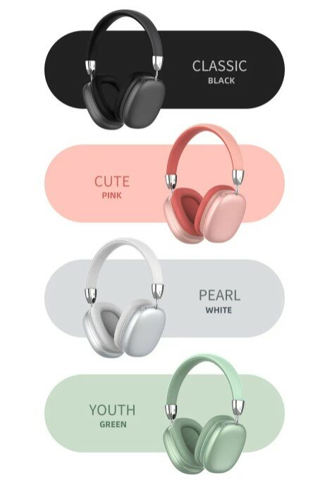 Беспроводные наушники / Складные спортивные наушники / Беспроводная Bluetooth-гарнитура/ Стильный дизайн / Серебро — фото 8