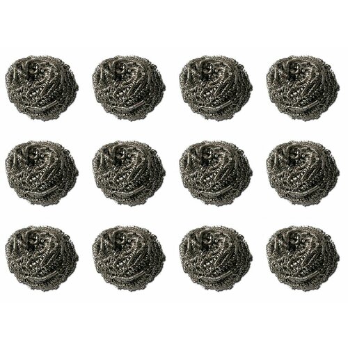 Haus Frau Мочалка губка металлическая спираль 20 г 12 шт 716₽