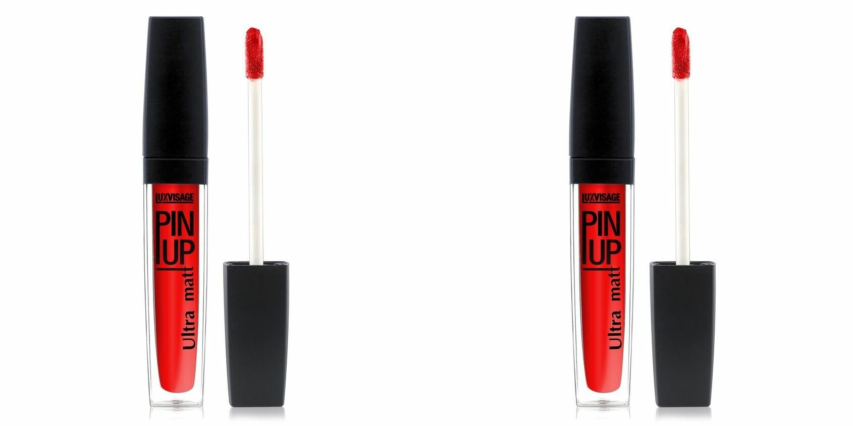 LUXVISAGE Блеск для губ Pin up ultra matt, тон 29, 5 г, 2 уп