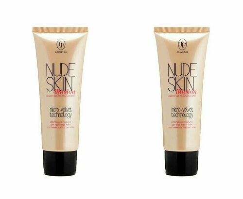 TF Cosmetics Тональный крем Nude Skin Illusion, тон 106 Розово-бежевый, 40 мл, 2 шт