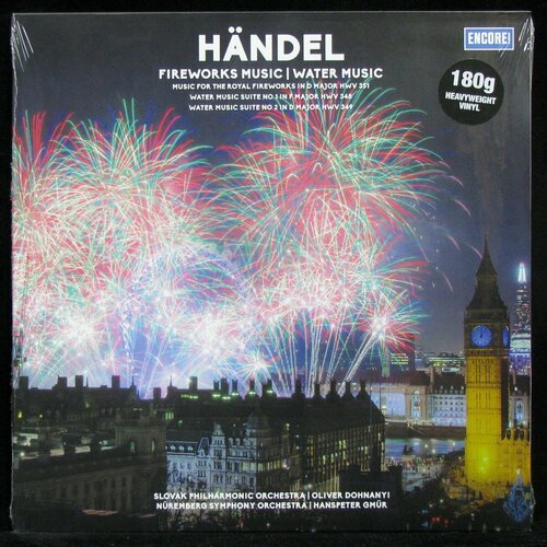 виниловая пластинка symphony orchestra handel fireworks music water music lp Виниловая пластинка Bellevue Publishing V/A – Handel: Fireworks Music / Water Music