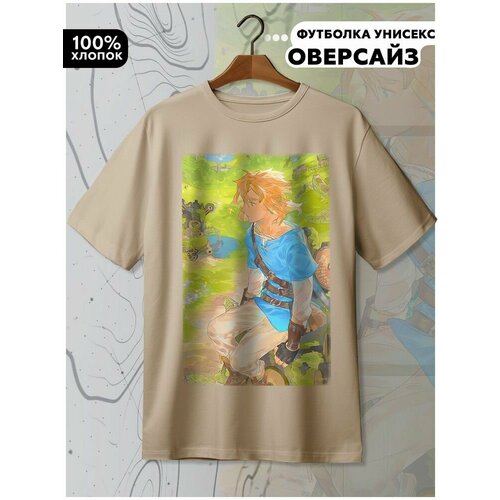 фото Футболка hypnotica, размер m, бежевый