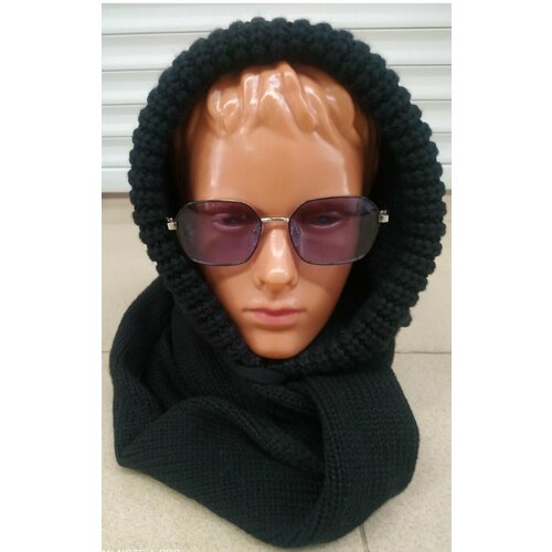 Капюшон YSG капюшон сьемный, размер 56-58, черный