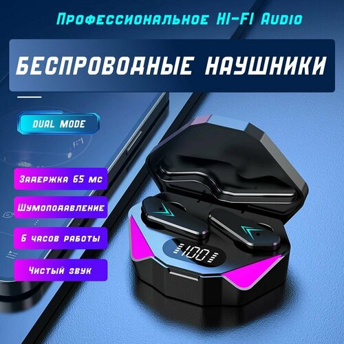 Высококачественные TWS Hi-Fi наушники с низкой задержкой, 65 мс