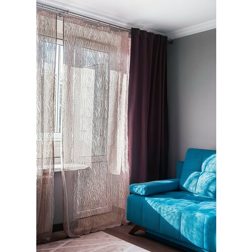 Тюль-сетка на шторной ленте 