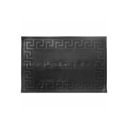 Коврик придверный PIN МАТ 'WELCOME' серый (400х600)