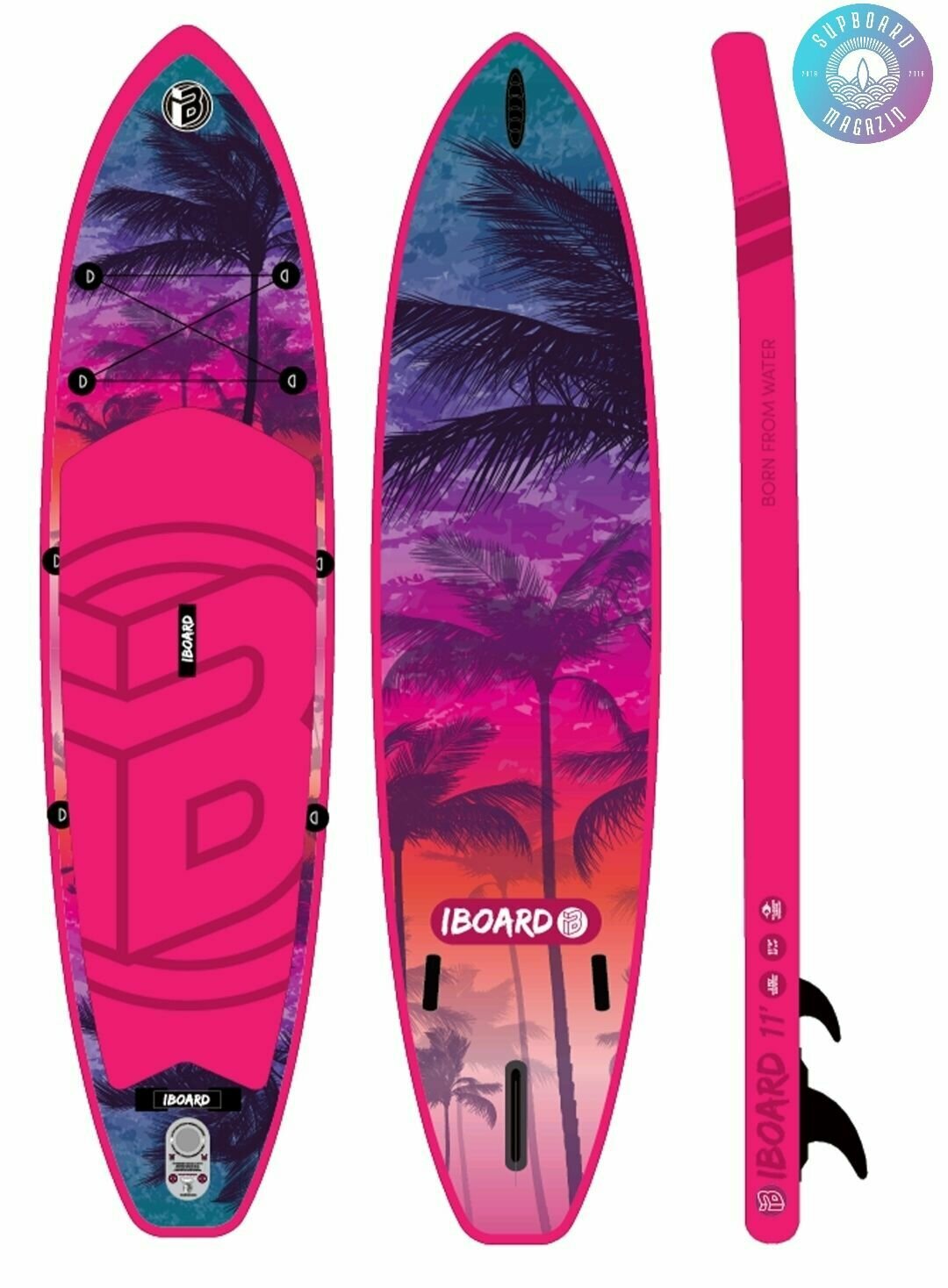 Надувная SUP дoска IBOARD (SUNSET) 11'x32" (2023 NEW)