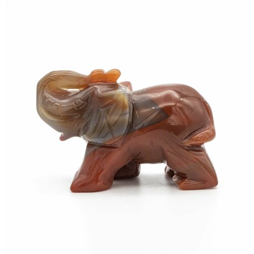 Статуэтка слона из сердолика 17