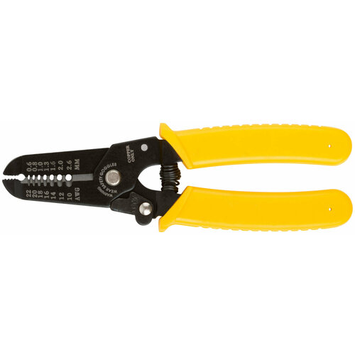 Клещи для снятия изоляции диаметр проводов 06-26 мм Профи пластиковая ручка 170 мм FIT 60020 555₽