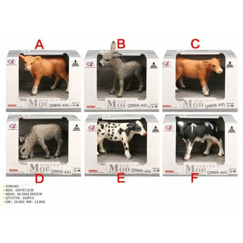 Животное, 6 видов в ассорт, в к 10x7x7,5 см
