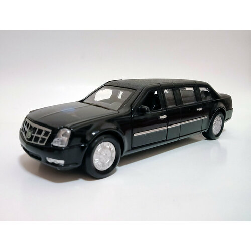 Модель машины Технопарк Лимузин черный, инерционная, свет, звук LIMO80208-18SL-MIXb