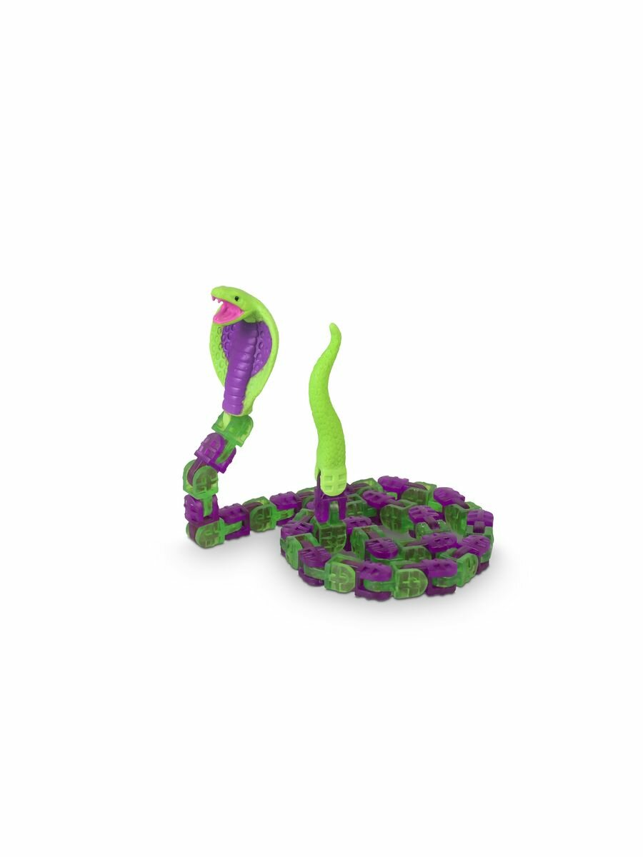 Антистресс-игрушка Klixx Creaturez Кобра фиолетовая KX130CP