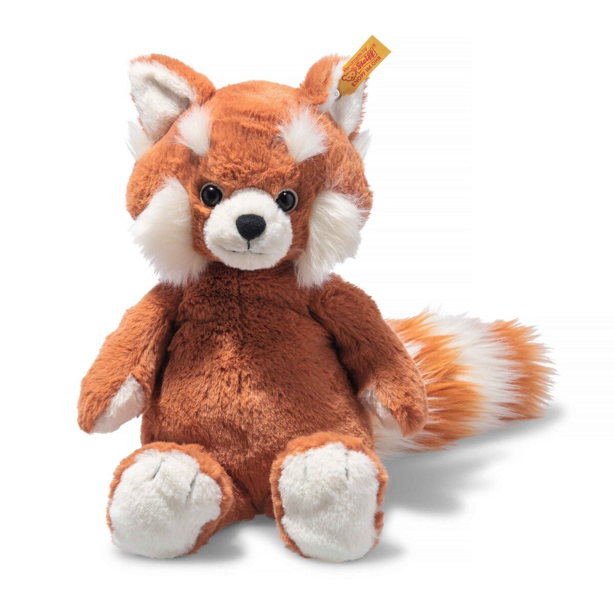 Мягкая игрушка Steiff Soft Cuddly Friends Benji red panda (Штайф Мягкие Приятные Друзья красная панда Бенджи, 28 см)